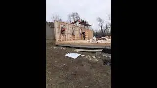 The First Wall Stands 🚪 Homestead Build Progress