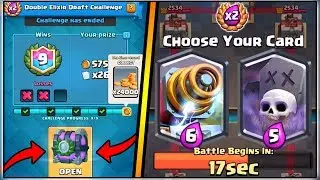 9 WINS DOUBLE ELIXIR DRAFT CHALLENGE | CLASH ROYALE DOUBLE ELIXIR DRAFT CHALLENGE | FUNNY MOMENTS!