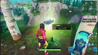 Fortnite | S9 | Fortbyte #64 | Accessible by Rox on top of Stunt Mountain!
