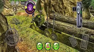 Truck Simulator Offroad 4 Heavy truck Wood🌴 Delivery Challenge  Impossible Off-Road🛣