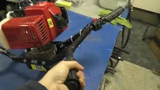 Мотобур двуручный Elitech БМ 70 Н. Порядок запуска, обзор после сезона эксплуатации, запчасти.
