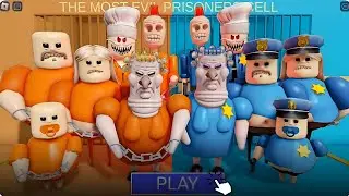 POLICE VS PRISONER BARRY'S PRISON RUN | SCARY OBBY | ROBLOX #roblox #barrysprisonrun #obby
