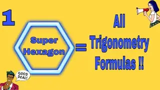 Super Hexagon Trick/ Magical Hexagon for all trigonometry formulas/time saving trick