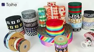 Taihe Weave Colorful Rainbow Webbing for Vibrant Designs - Perfect for Custom Projects!