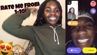 Asking RANDOM Boys To RATE Me From 1-10 (Monkey App!)
