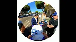 Tokala Clifford of Wind River Signing Autographs in Hollywood