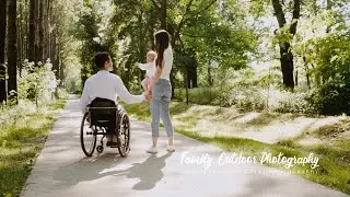 Family Photoshoot with Panasonic GH5 | Portrait Photography OUTDOOR 🌿