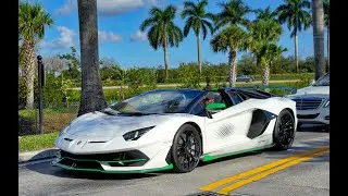 Lamborghini Aventador SVJ Roadster 1 of 10 Xago Edition BEAST - Chasing DoctaM3 on Segway:)