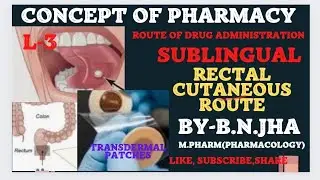 (LECTURE-3)route of drug administration=sublingual ,Rectal and Cutaneous route#pharmacology#pharmacy