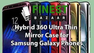 Hybrid 360 Ultra Thin Mirror Case for Samsung Galaxy Phones