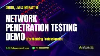 Network Penetration Testing Mastery: Demo Class for IT Experts | Learn Core Techniques & Tools