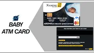 Naming Card Design in Photoshop | FBN ATM card  format