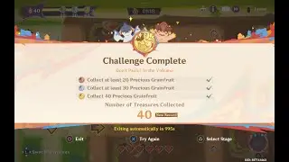 [Genshin Impact Event] Saurian Treasure Seeker III - Don't Panic! In The Volcano - Gold Medal