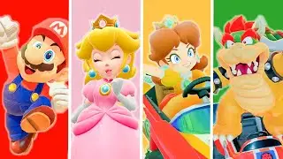 Mario Kart World - All Characters Winning Animations