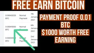 1 Bitcoin Payment Proof AdBTC Free Earn