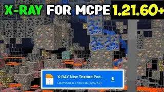 X RAY Vision Texture Pack Download Minecraft Pocket Edition 1.21+