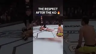 Machida bowing after the KO 😳