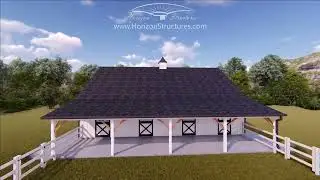 Barn With Living Quarters - Horizon Structures