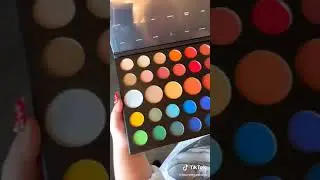 Girl Destroys James x Morphe palette on TikTok