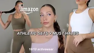 Amazon Athletic Wear Haul \\ Amazon Leggings, Amazon Athletic Sets, Amazon Favs