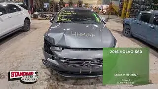 Used Auto Parts Inventory - Stock # HHM107 - 2016 Volvo S60