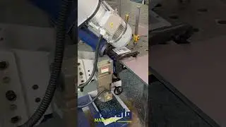 Precise edge processing with the A330 #machining #beveling #metalworkingmachine #metalprocessing
