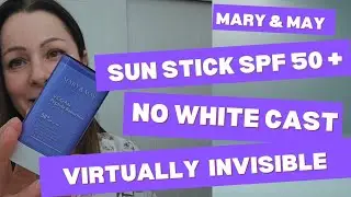 Mary & May bakuchiol sun stick spf  50+ review no white cast! no stickiness!!