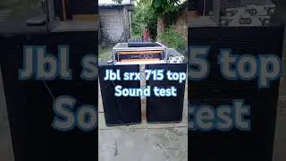 Jbl srx 715 sound test #shorts