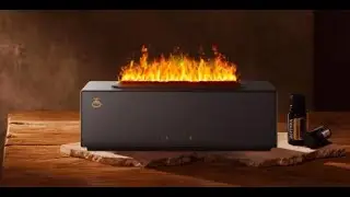 Whale Wake Pickup Flame Fireplace Aroma Diffuser