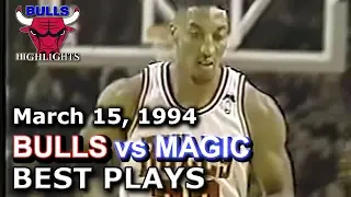 March 15 1994 Bulls vs Magic highlights