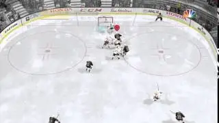 Backstrom dekes out the whole team