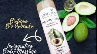 Biotique bio avocado stress relief body massage oil #firstcarepharmacy #grandbois