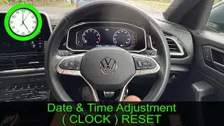 VW T ROC 2024 года &mdash; как настроить дату и время