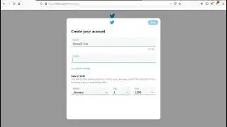 Tomonisha Blogging Tricks: How To Twitter Sign UP Problem Solution - How To Make Twitter New Account