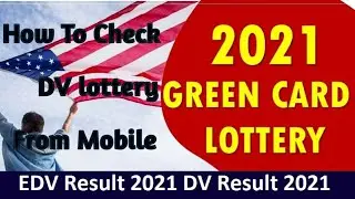 How To Check DV lottery 2021