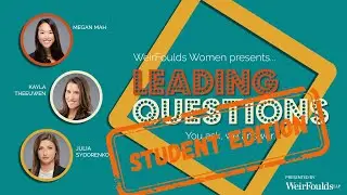 Leading Questions – Student Edition: Top Tips for Succeeding as a Summer Student, Part II