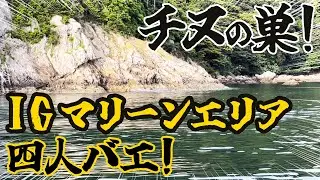 チヌの巣に突撃せよ！怒涛の四人バエで結果はいかに・・・？