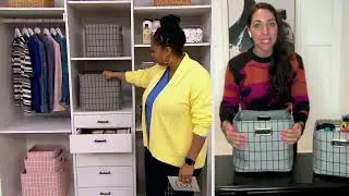 Tidy & Co. Nesting and Collapsible Storage Bins on QVC