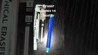 mono zero eraser unboxing doms vs bustro #art #eraser#subscribe