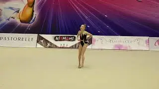 Anna Wikiel's Clubs Routine at Tamara Cup 2025