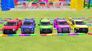 Flatbed McQueen | Transportation with Truck &ndash; Color Cars Challenge #6