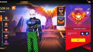 RANK PUSH#SEASON 34#FREE FIRE #ELITE MASTER