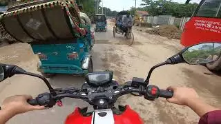 Street view of Agrabad Jamburi Park || Chattogram Ma o Sisho Hospital || Road View || Chatto metro