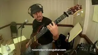 Live Online Bass Guitar Lesson On Hammer On Notes And Left Hand Muting With Slap Playing