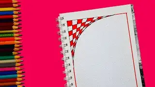Creative Notebook Border Design | Front Page Design Ideas
