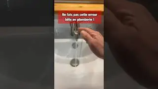 Une erreur b&ecirc;te sur un r&eacute;ducteur de pression #plomberie #renovation