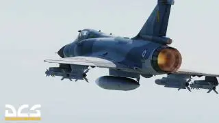 Mirage 2000C DCS High Speed Combat Maneuvers 4K