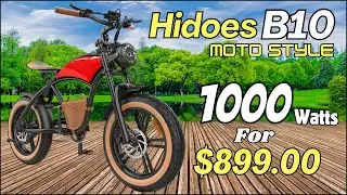 Hidoes B10 Review | Best Motorcycle Style E Bike UNDER $1000 For 2024!
