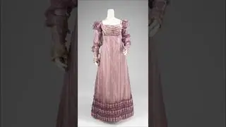 1820-1825 dresses 👗 || 19th century fashion || vintage aesthetic || #history #shorts