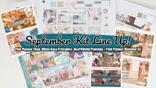 September Kit Line Up 2021! | Pink Planner Shop, Pink Diamond Planner Co + MORE